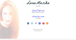 Desktop Screenshot of lunamusika.com