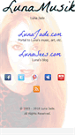 Mobile Screenshot of lunamusika.com